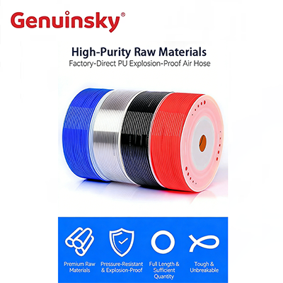 خرطوم هواء PU عالي النقاء مقاوم للانفجار